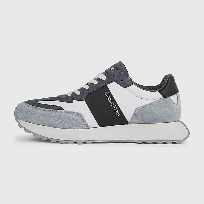 Suede Trainers - Grey Multi