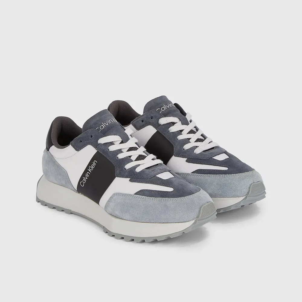 Suede Trainers - Grey Multi