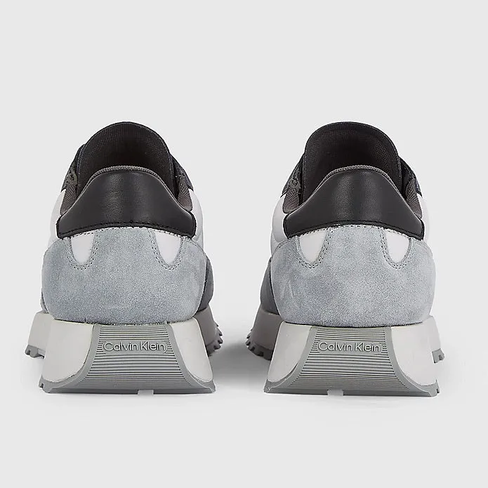 Suede Trainers - Grey Multi