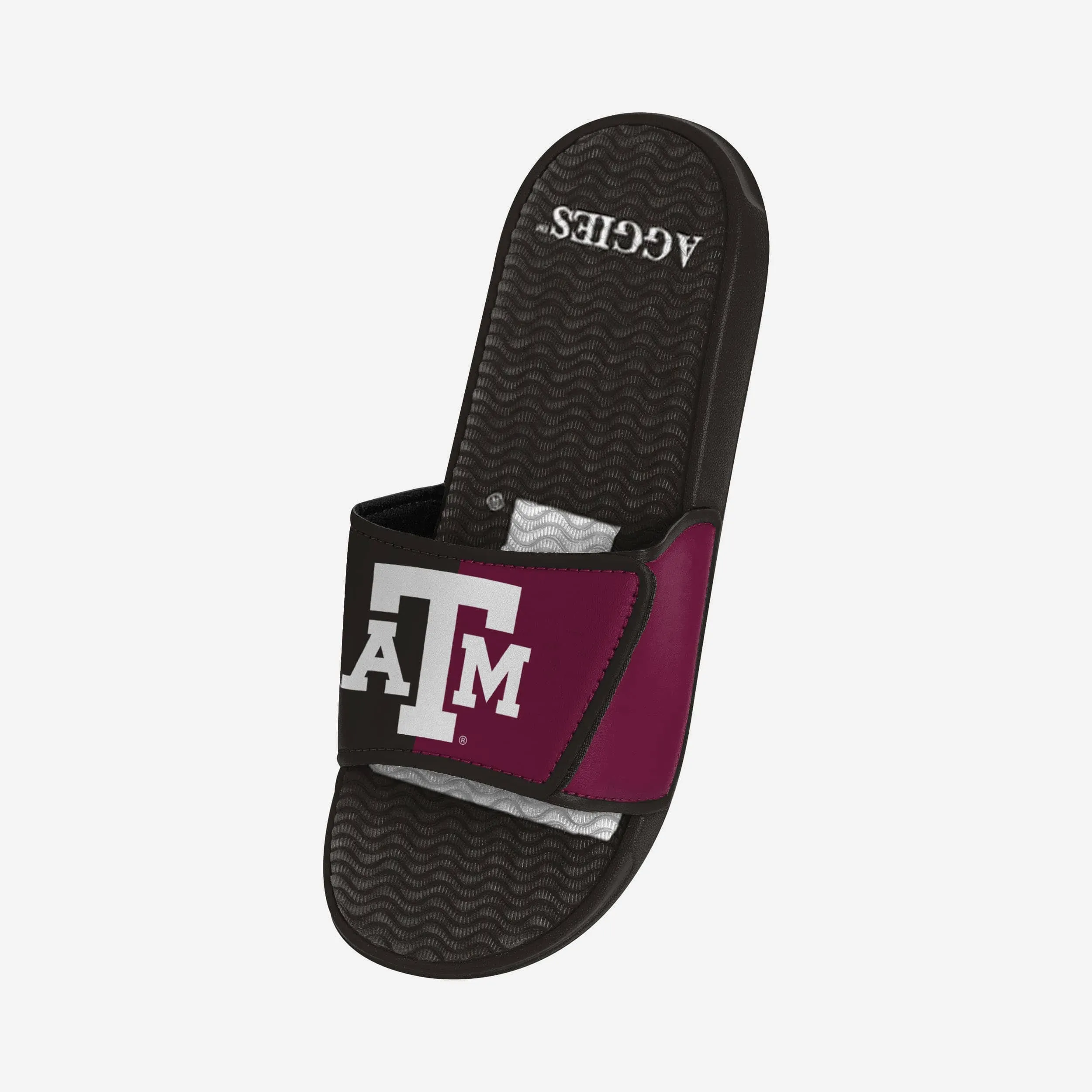 Texas A&M Aggies Colorblock Big Logo Gel Slide