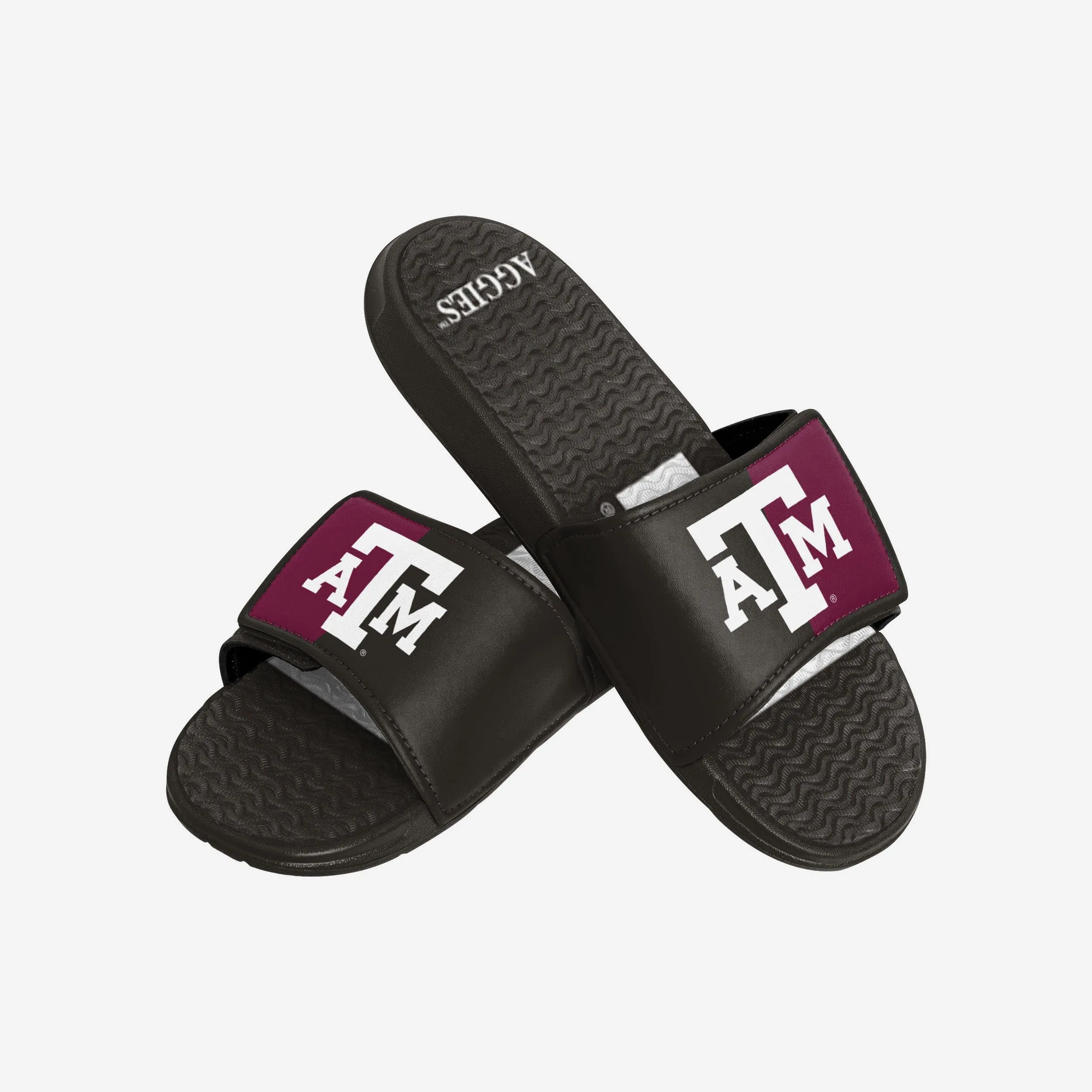 Texas A&M Aggies Colorblock Big Logo Gel Slide