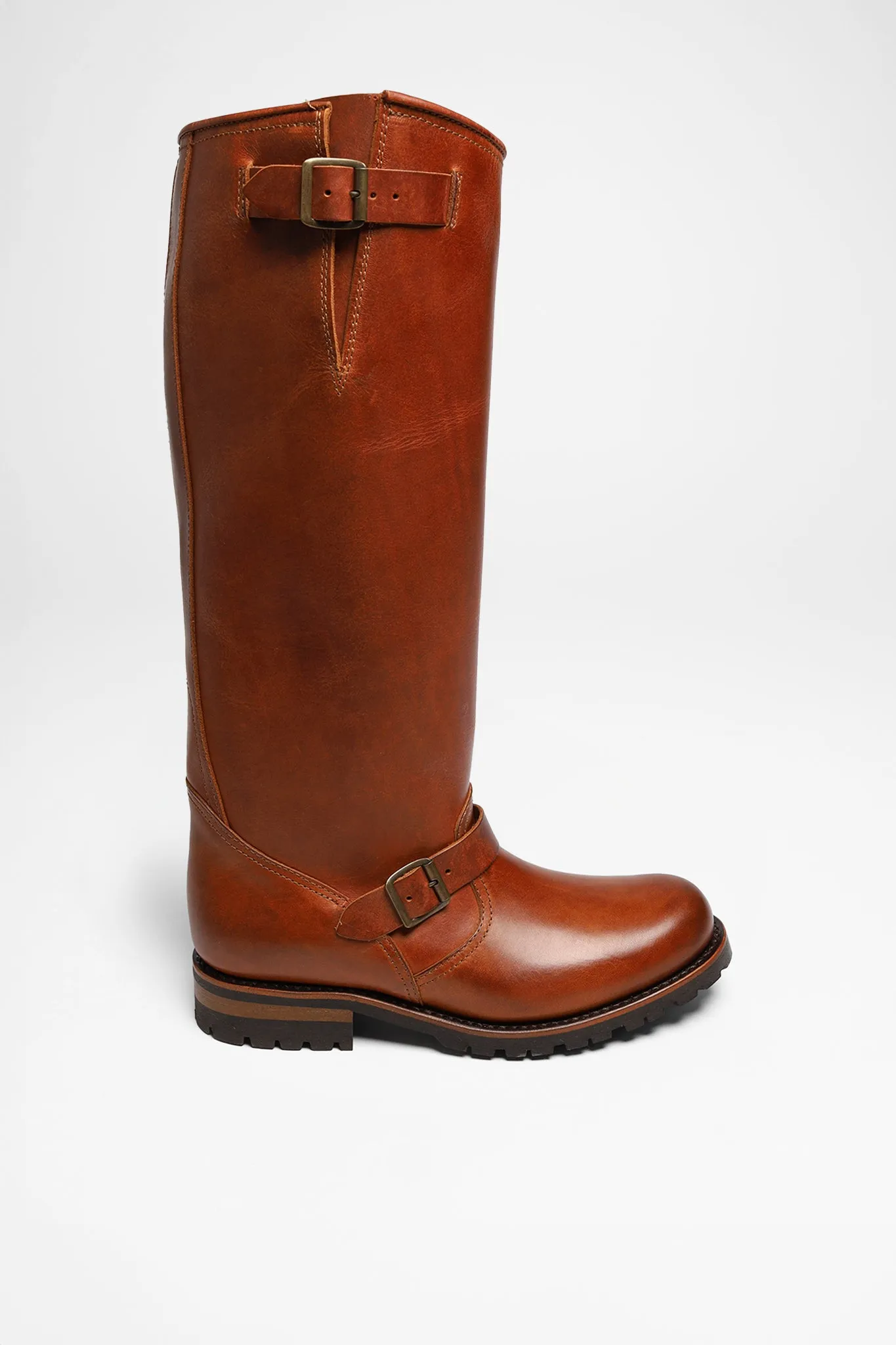 TONIA Damen Engineerstiefel Braun