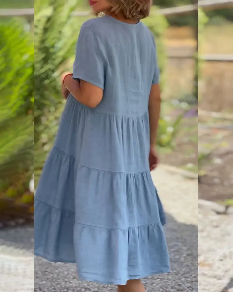 Virella™ - Dress made of cotton and linen