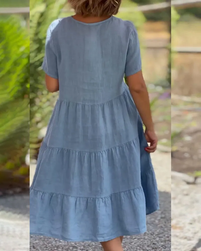 Virella™ - Dress made of cotton and linen