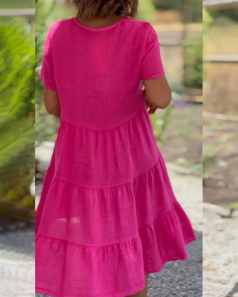 Virella™ - Dress made of cotton and linen