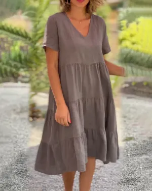 Virella™ - Dress made of cotton and linen
