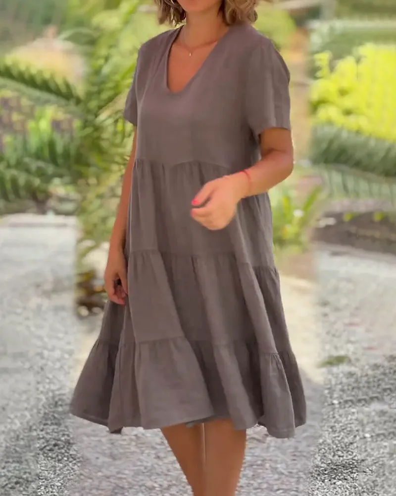 Virella™ - Dress made of cotton and linen