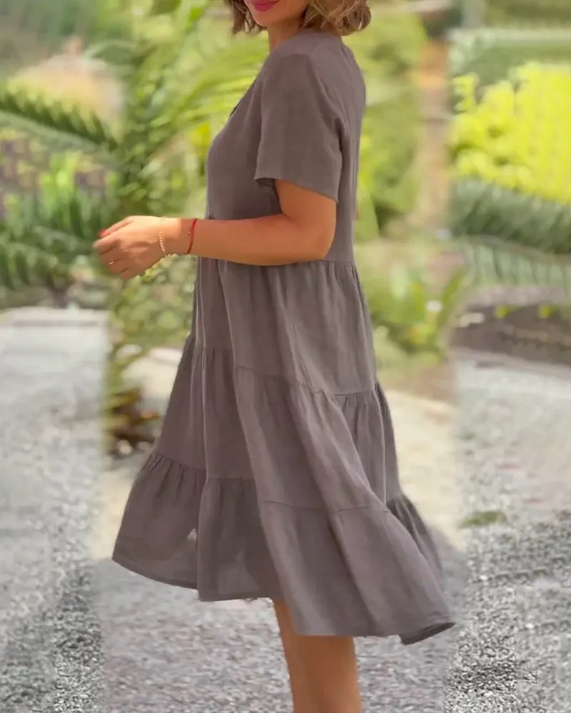 Virella™ - Dress made of cotton and linen