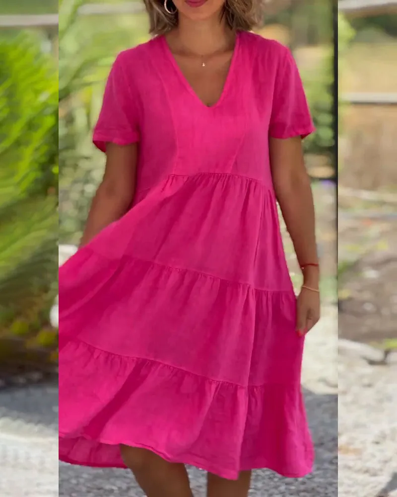 Virella™ - Dress made of cotton and linen