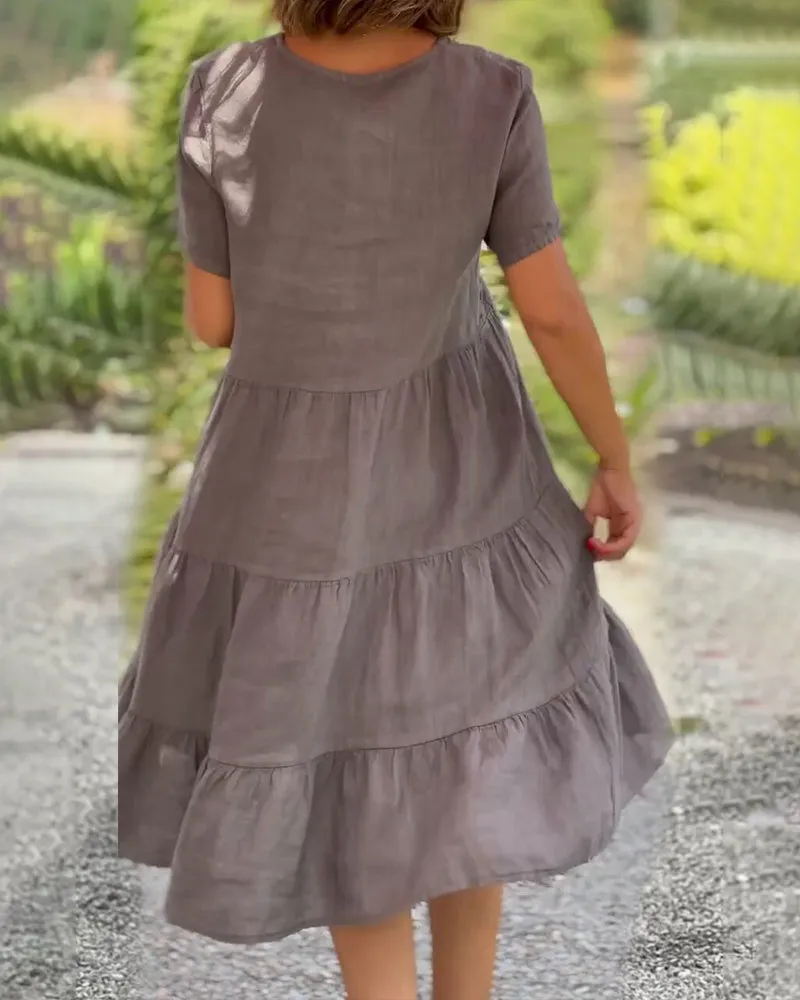 Virella™ - Dress made of cotton and linen
