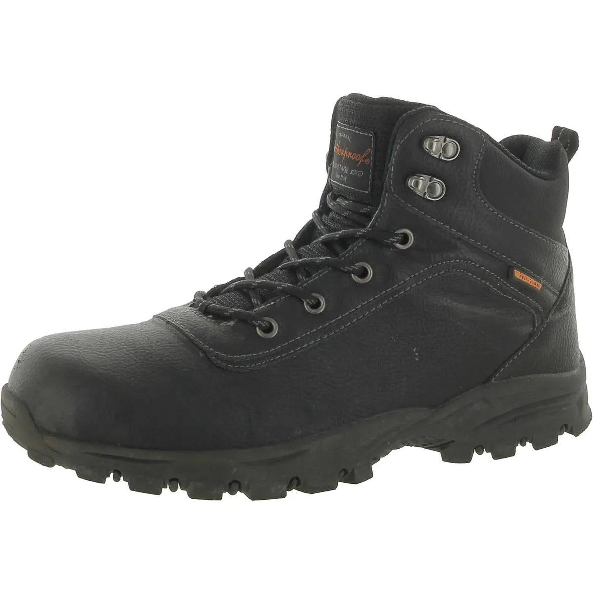 Weatherproof Vintage Mens Jace Faux Leather Outdoor Hiking Boots