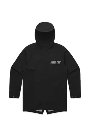 White DF Men's Eco Black Tech Jacket