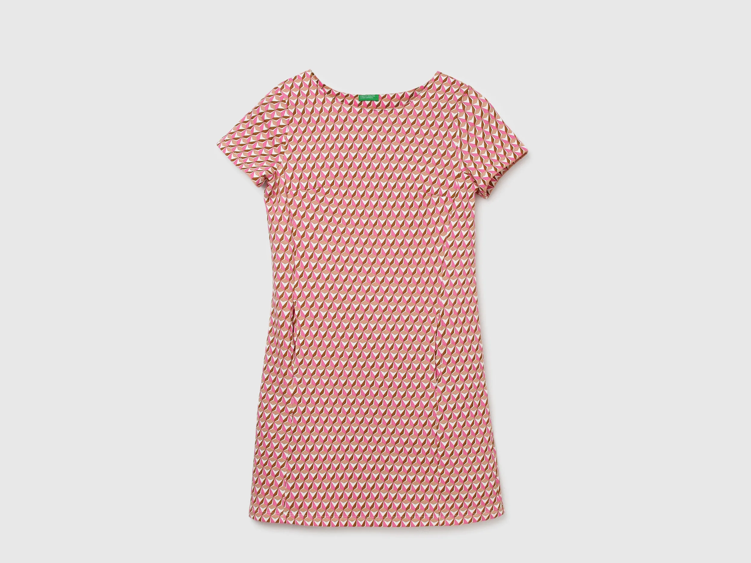 Women Printed Round Neck Dress