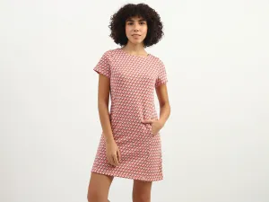 Women Printed Round Neck Dress