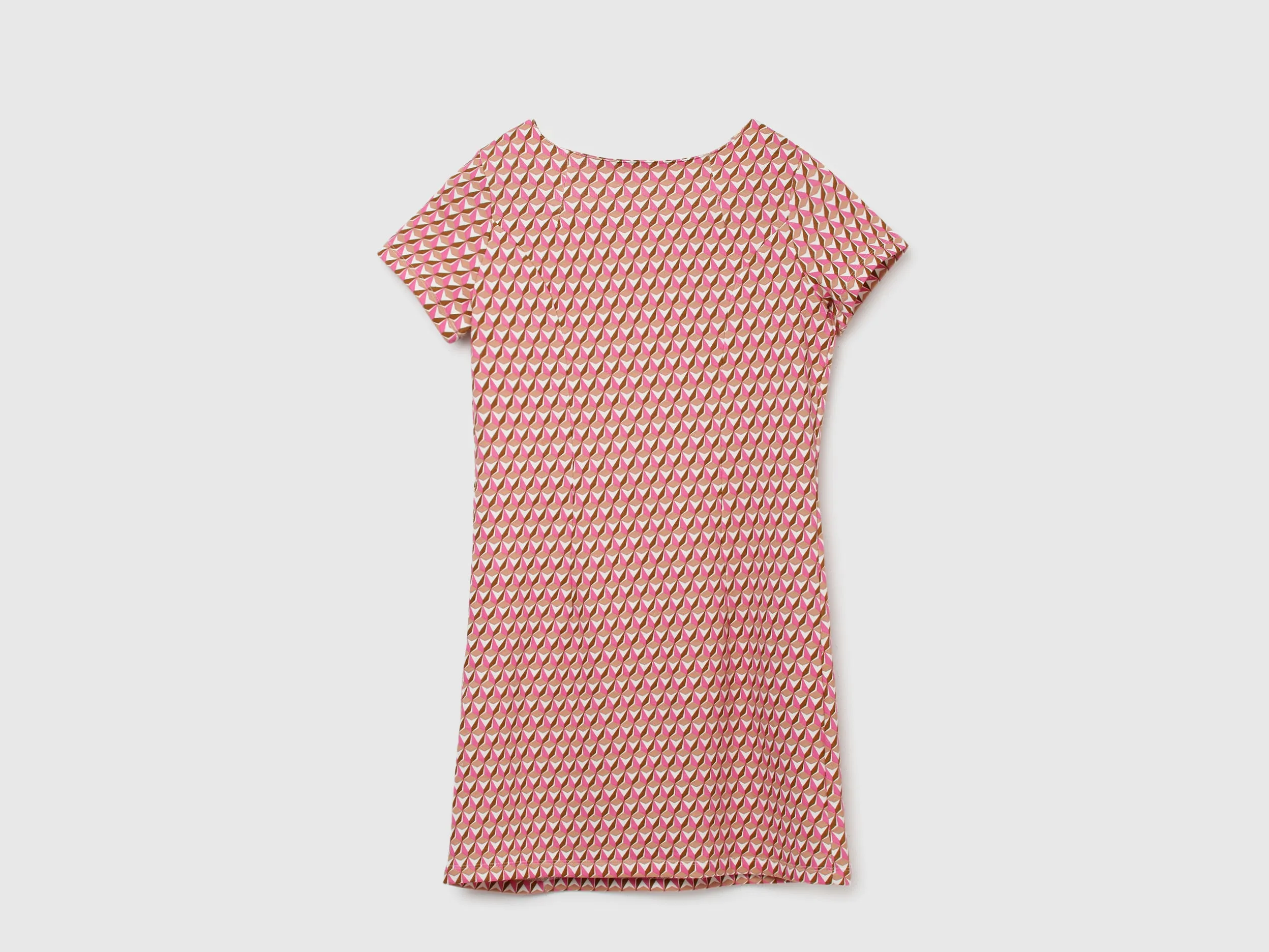 Women Printed Round Neck Dress
