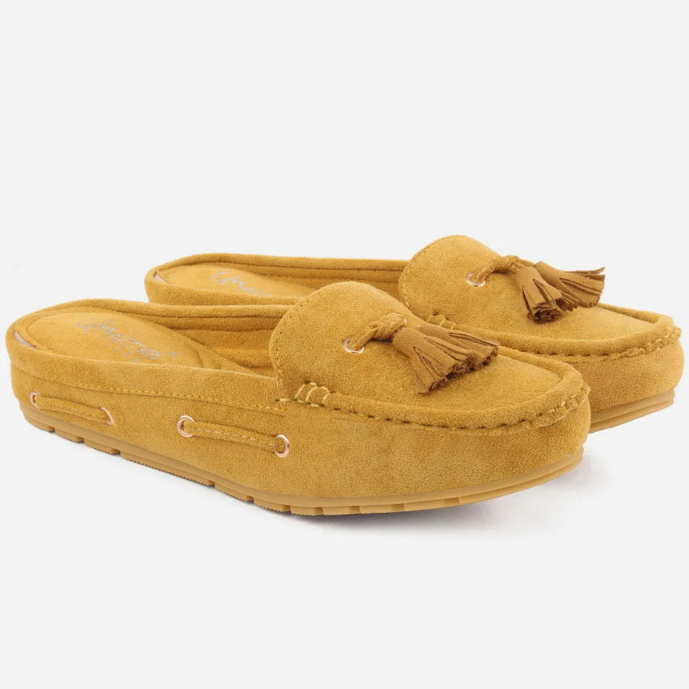 Women "MARTA" Comfy Suede Moccasins