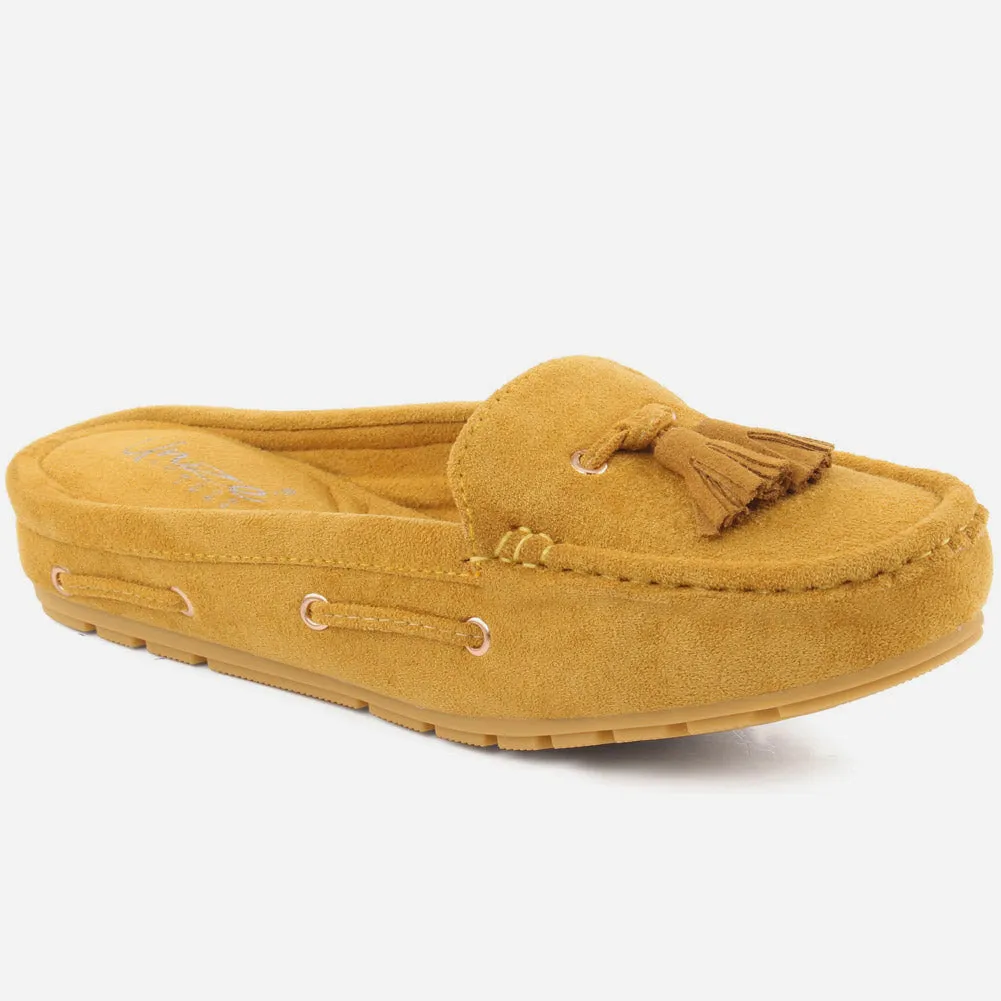 Women "MARTA" Comfy Suede Moccasins