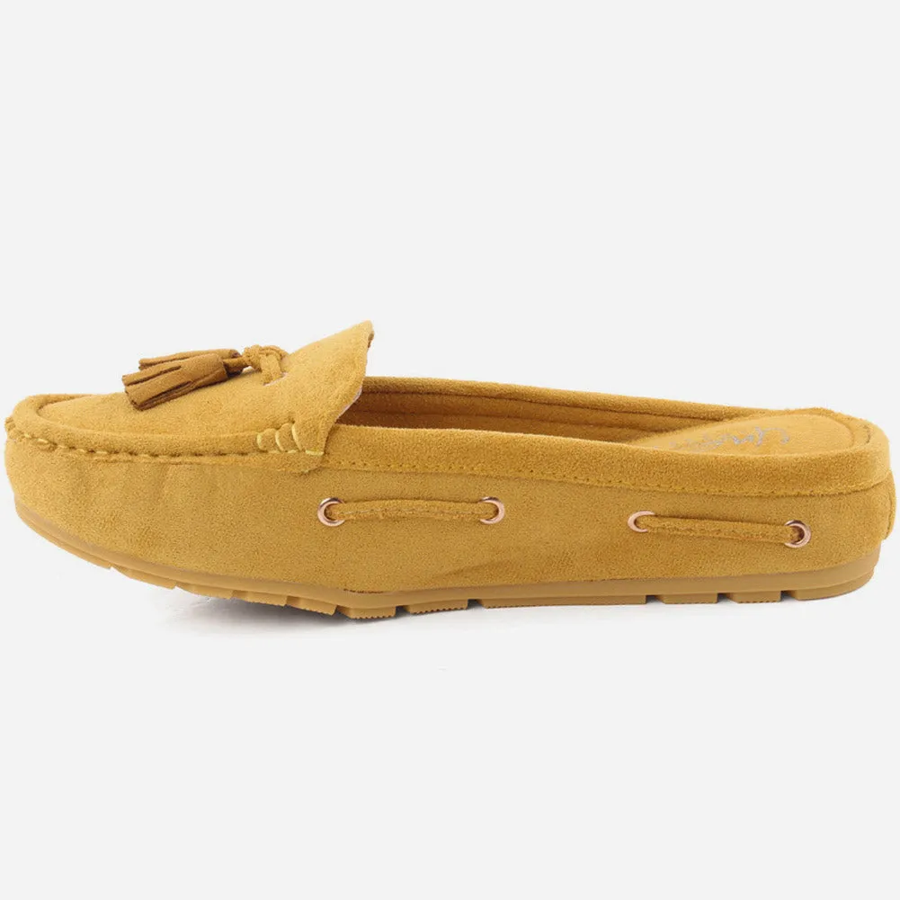 Women "MARTA" Comfy Suede Moccasins