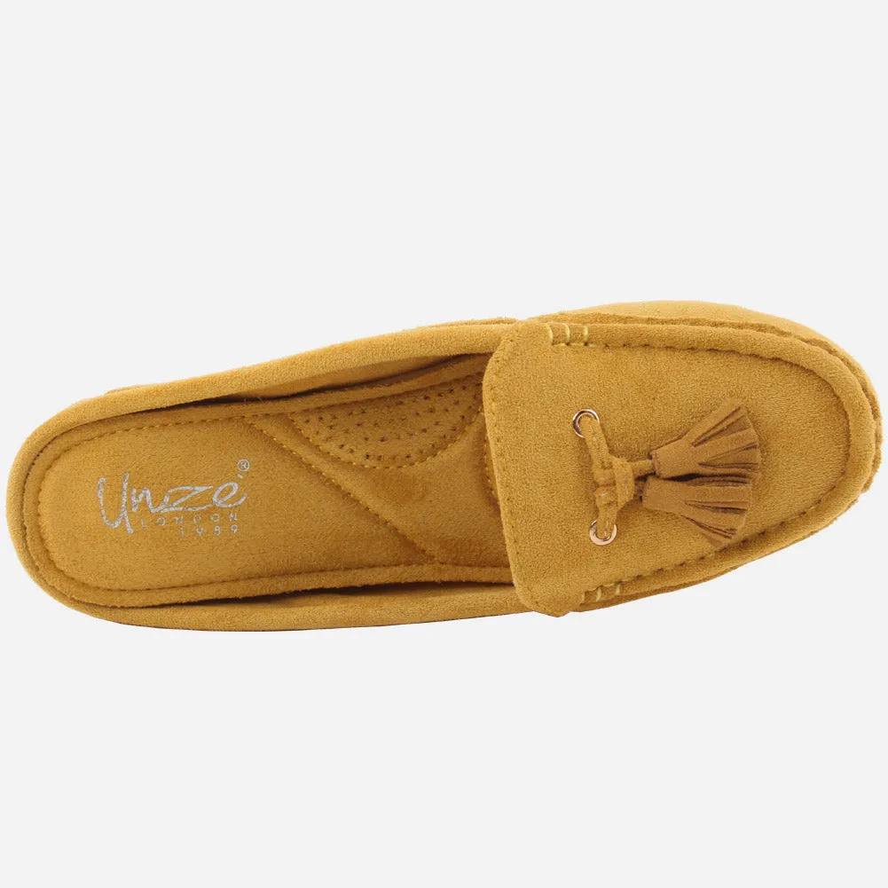 Women "MARTA" Comfy Suede Moccasins